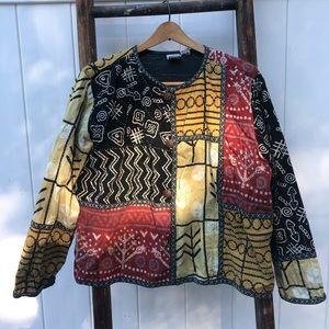 Karma patterned jacket